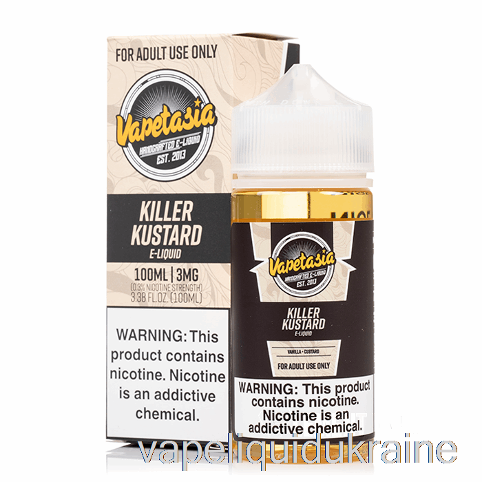 Vape Liquid Ukraine Killer Kustard - Vapetasia - 100mL 0mg